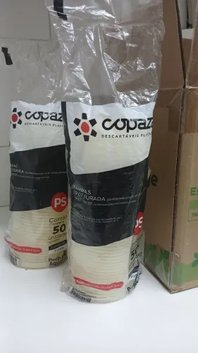 50un Tampa Tp07 Translucida Copo 400/440/500ml Pote200/250ml