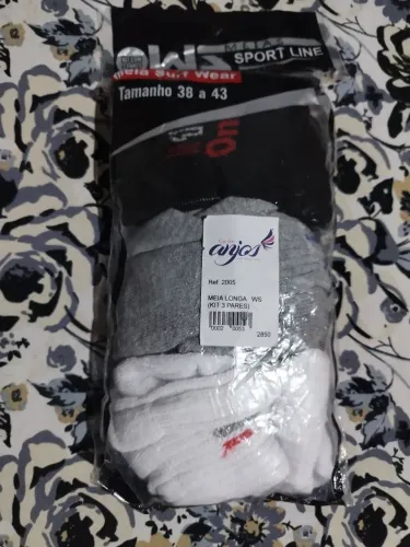 Meia longa masculino