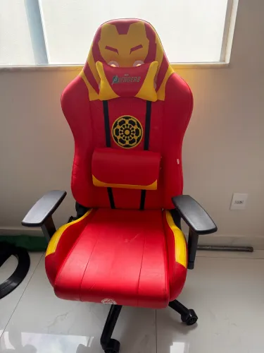 Cadeira Gamer Marvel Homem de Ferro / Iron Man - Oficial Marvel Gamerverse