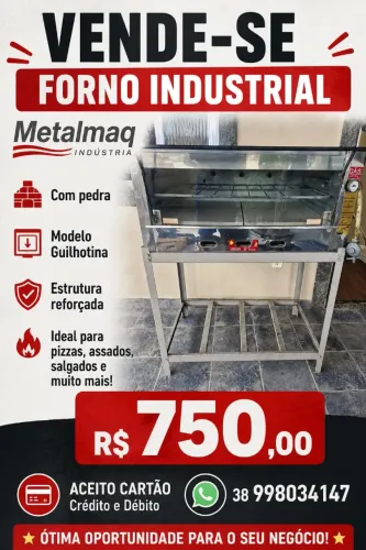 Forno industrial guilhotina