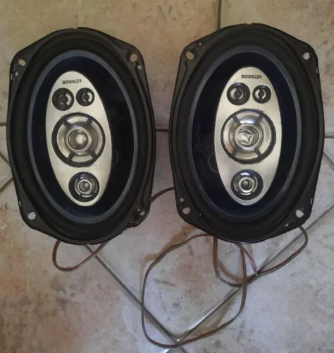 Par de Auto Falante Coaxial Booster 6"X9" 1400W - BS - 6991S
