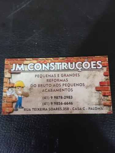 Pedreiro colombo região watisap *