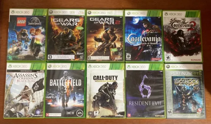 Lote Jogos Xbox 360 Originais (Faço OLXPAY)