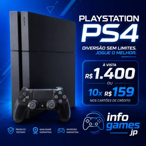 Ps4 Fat Conservado e com Garantia