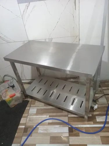 Mesa de inox 120x80