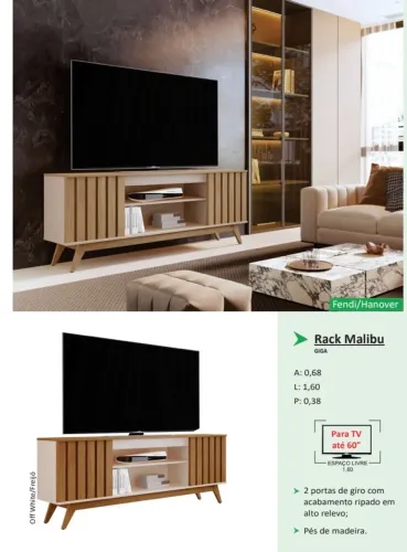 Rack Malibu 1,60 largura