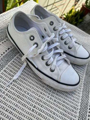 ALL STAR 35 couro branco