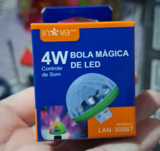 Mini bola com led