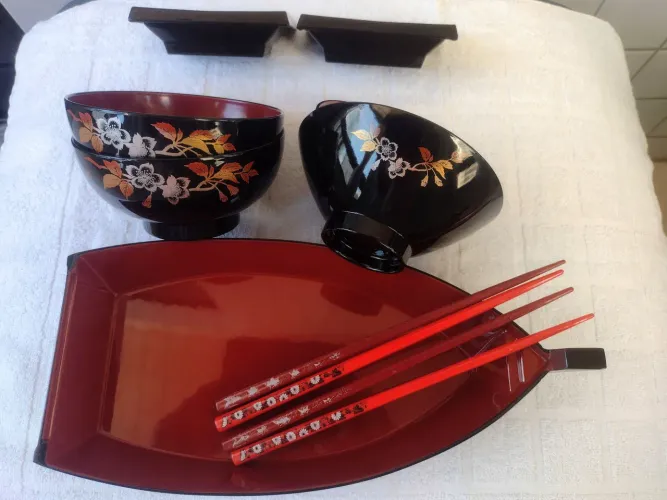 Barca de Sushi Kit 7 peças- Nihon Shikko