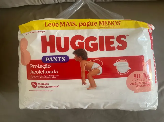 Fralda Huggies M 80un