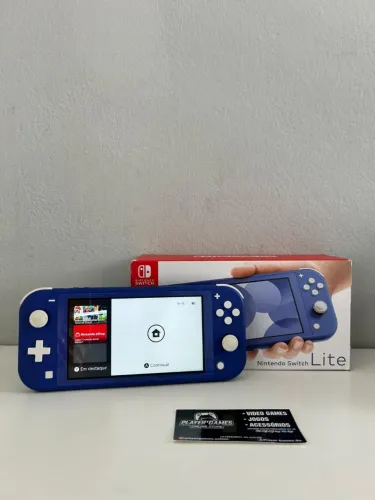 Nintendo Switch Lite Completo! (Aceito Cartão)