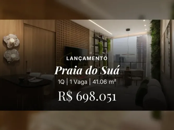 Viva a experiência Solara: Apartamento de 1 Quarto na valorizada Praia do Suá!