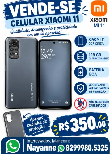 Vendo celular XIAOMI 11