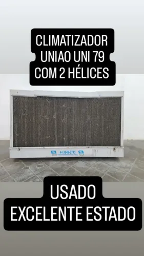 Climatizador Duplo 2 Helices Grande, União Uni79