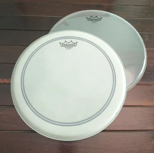 Kit Peles Remo para Caixa P3/Snare Side 14" (Novas)