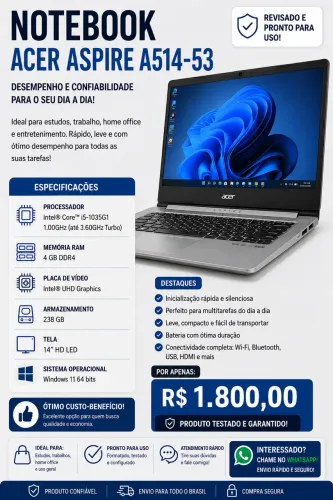 Vende-se notebook
