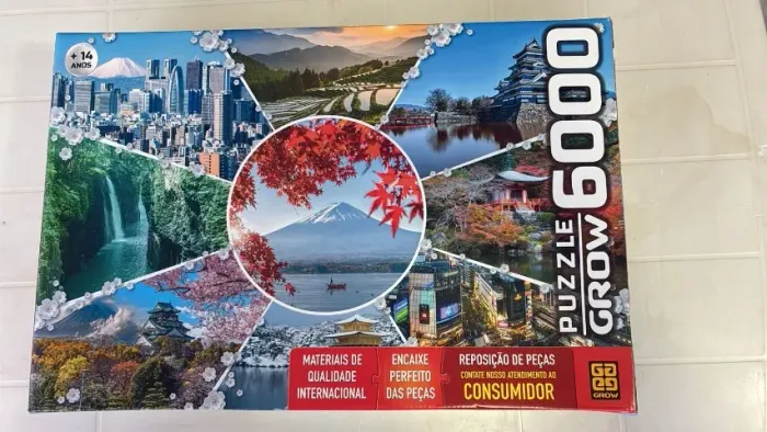 Quebra-Cabeça 6000 Peças Grow - Paisagens do Japão