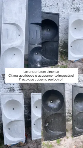 Lavanderias em cimento