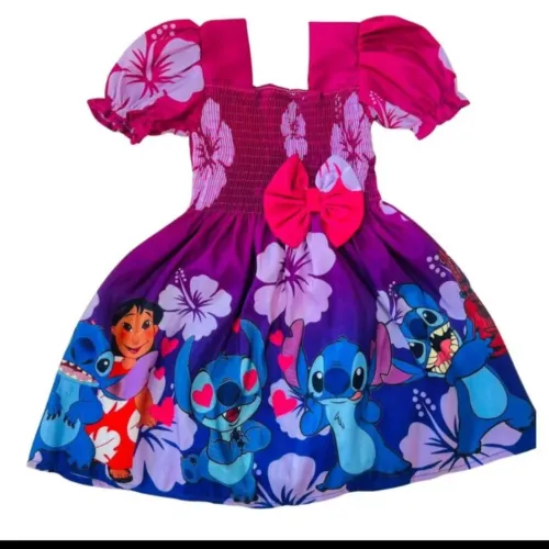 Vestido infantil Stitch 2 anos