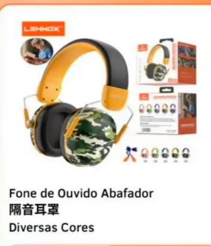 Abafador de ruidos para ouvido