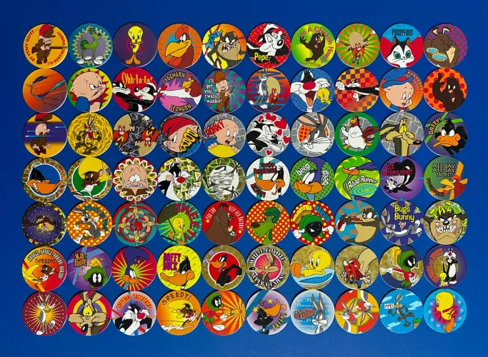 Tazo & Card Lonney Tunes Canada Games Original Elma Chips
