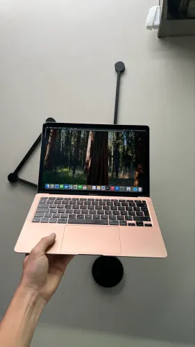 MACBOOK AIR M1 8/512 13? SEMINOVO 89% 225 CICLOS ROSE GOLD 