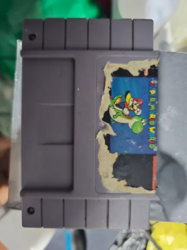 Super Nintendo-Super Mario word 