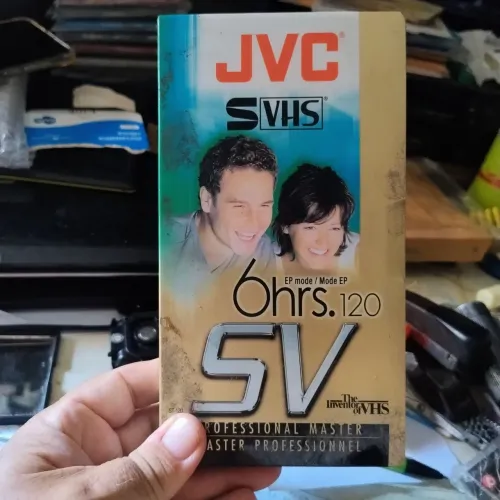Fita VHS JVC lacrada