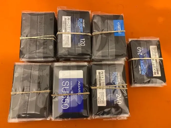 lote com 33 ssd 120 até 480gb leia o anuncio!