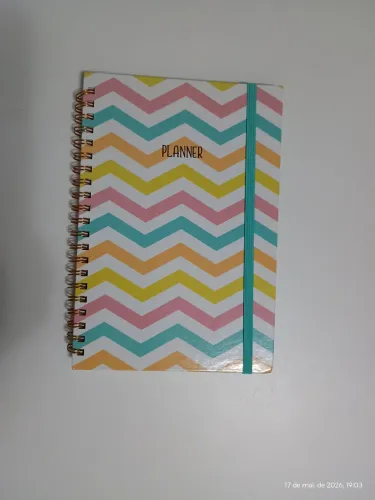 Planner Capa Dura 80 folhas espiral