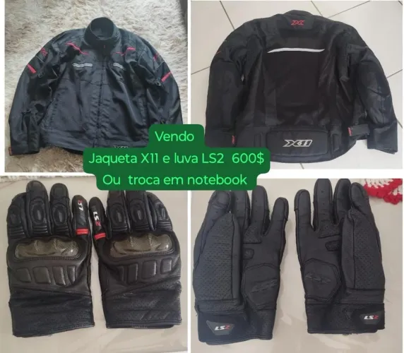 Jaqueta x11/ Luva LS2