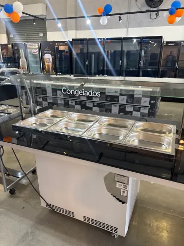 Buffet 8 cubas refrigerado 
