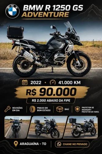BMW R 1250 GS Adventue Pemium Tiple Black 2022