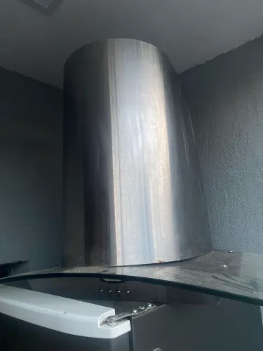 Coifa de Parede Fischer (Inox + Vidro Curvo)