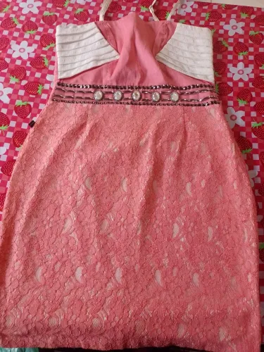 Vestido Rosa com Bolero