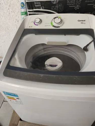 Máquina de lavar Consul 11kg está com defeito no botão de regulagem.