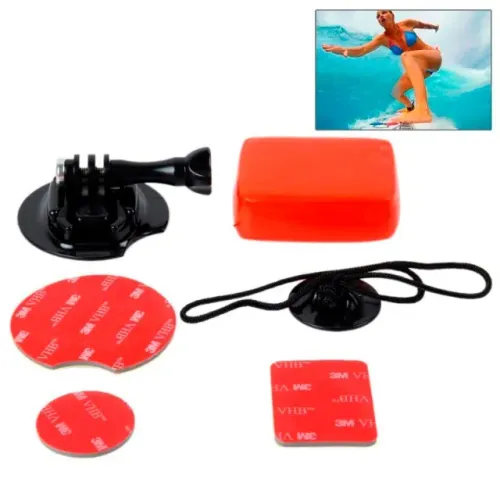 Suporte Prancha Surfe Surfboard para GoPro SJCAM Eken Xtrax HD 4K