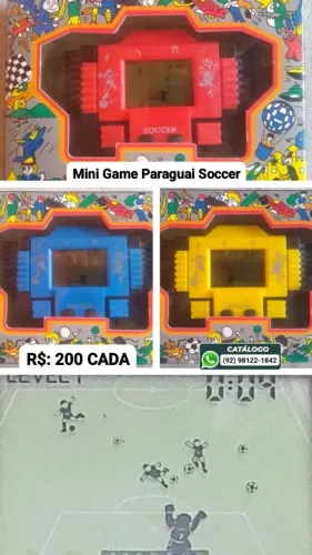 Mini Game Paraguai Anos 90 Soccer = R$: 200