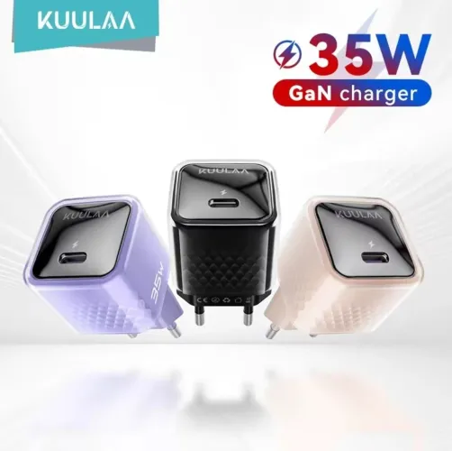 Carregador Kuulaa 35W GaN -Black