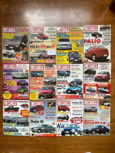 Coleção de revistas oficina mecânica