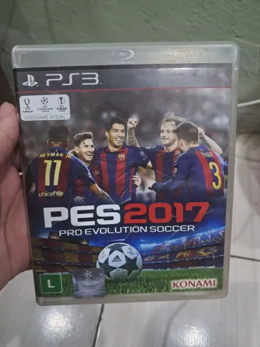 Midia física do Pes 2017 para o ps3
