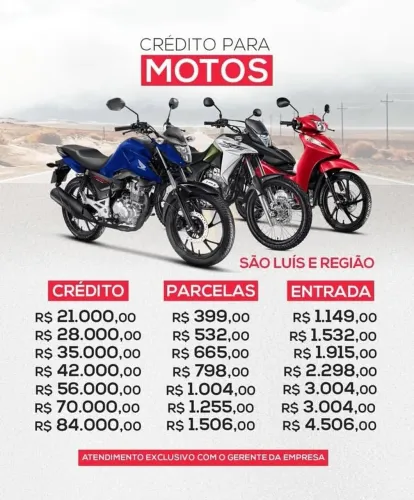 Entre em contato que te ajudarei a conquista sua própria moto ?