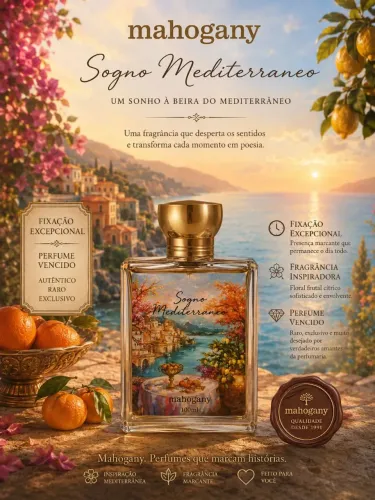 Perfume Sogno Mediterrâneo Mahogany - Feminino