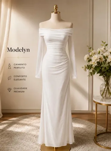 Vestido de noiva civil plus size