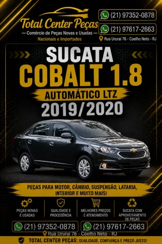 PEÇAS COBALT AUTOMATICO 2029/2020