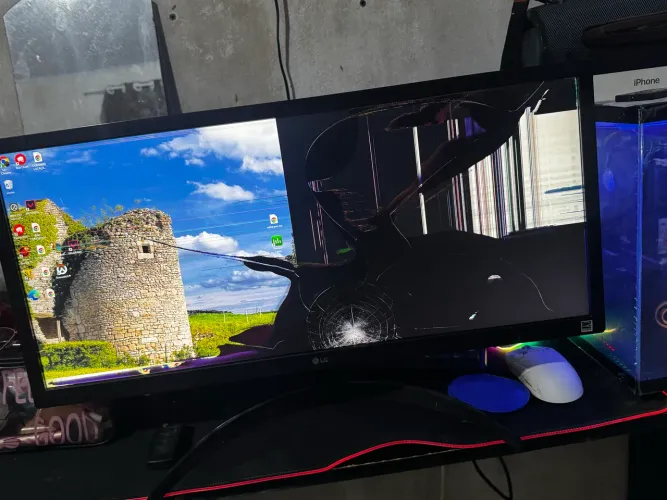 Monitor Gamer LG 26" UltraWide Full HD 75Hz 5ms HDMI IPS HD retirada de peças!!