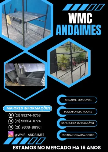 Andaime direto da fábrica mas barato do Rio