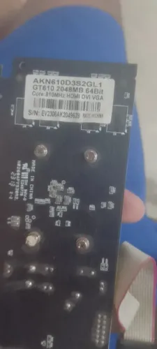 placa de vídeo GT 610 2gb