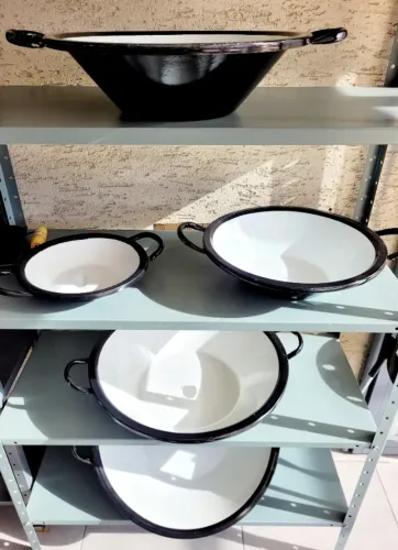 Tachos Esmaltados para Frituras