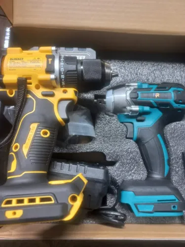 1DEWALT DCD805 20V Ferramentas elétricas Furadeira de impacto 1Chave de Impacto Elétrica